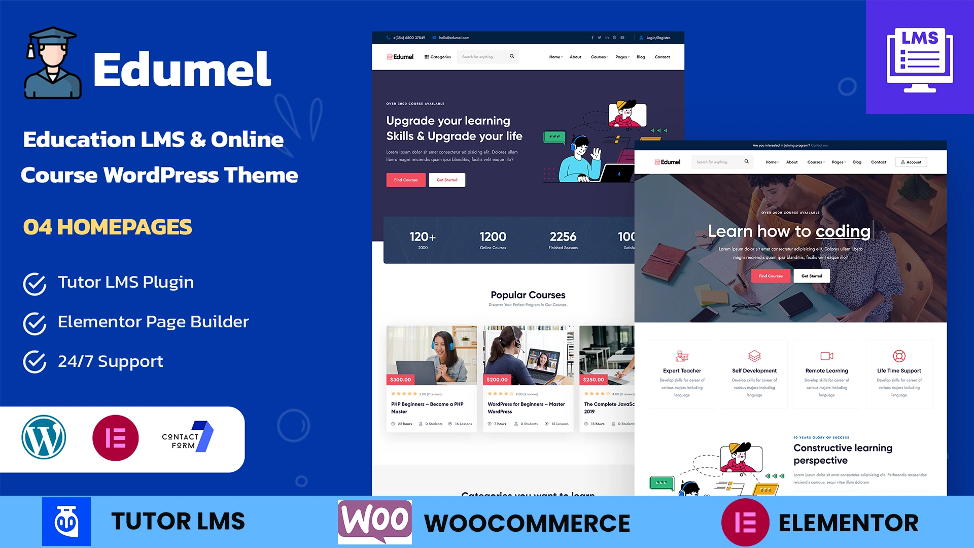Edumel - Education LMS WordPress Theme