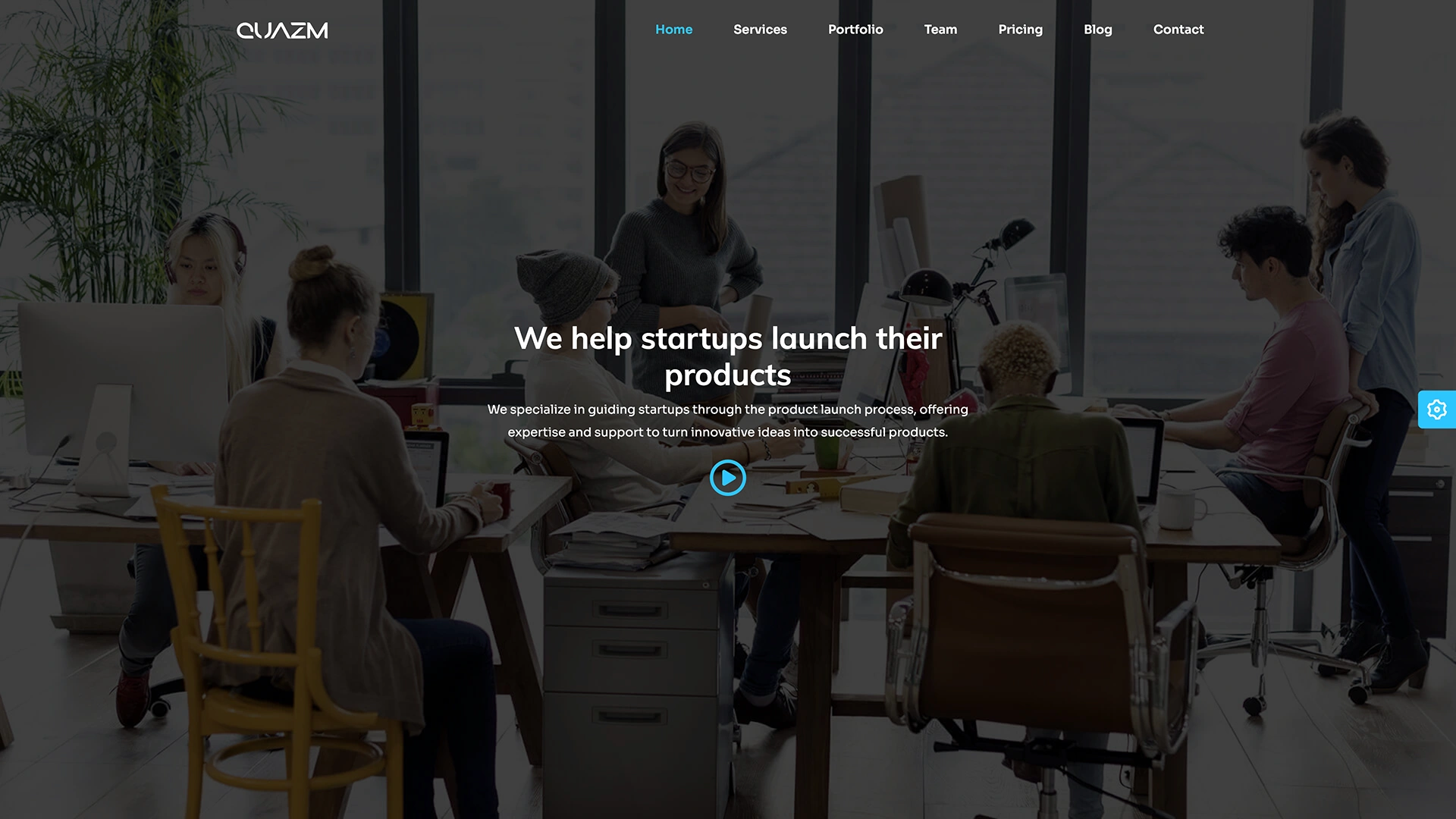 Quazm - Landing Page Templates + LTR & RTL + Light & Dark