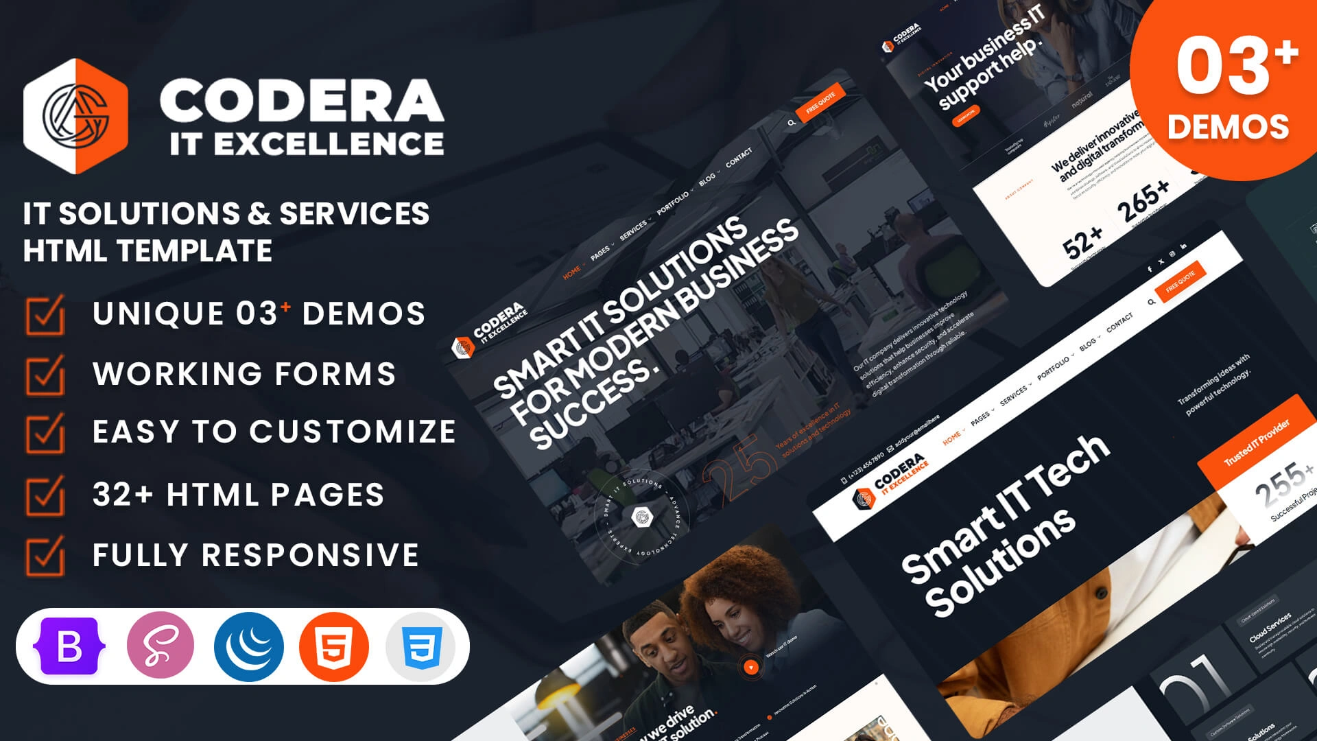 Codera - IT Solutions & Services HTML Template