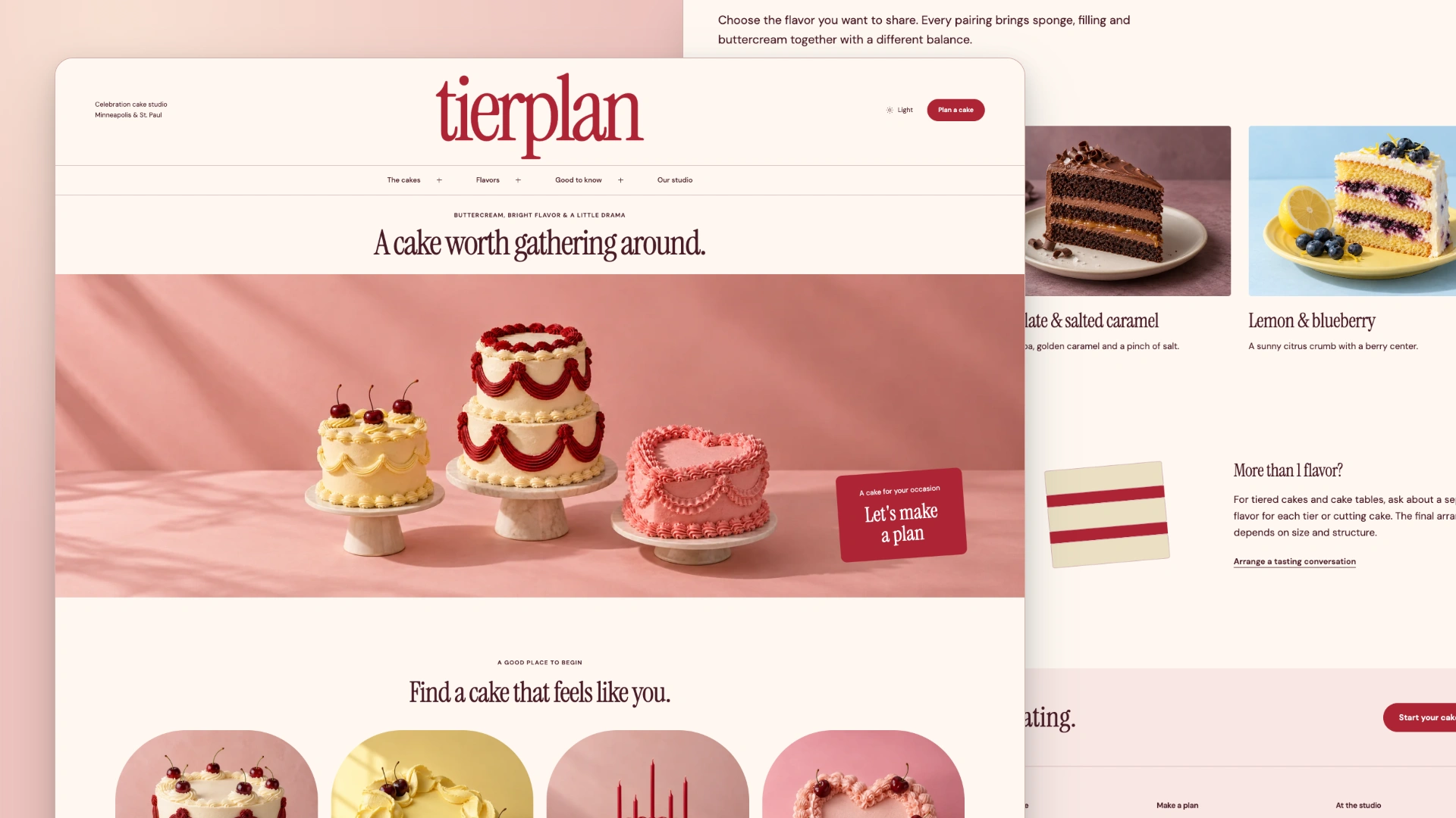 Tierplan - Celebration Cake Bakery HTML Website Template