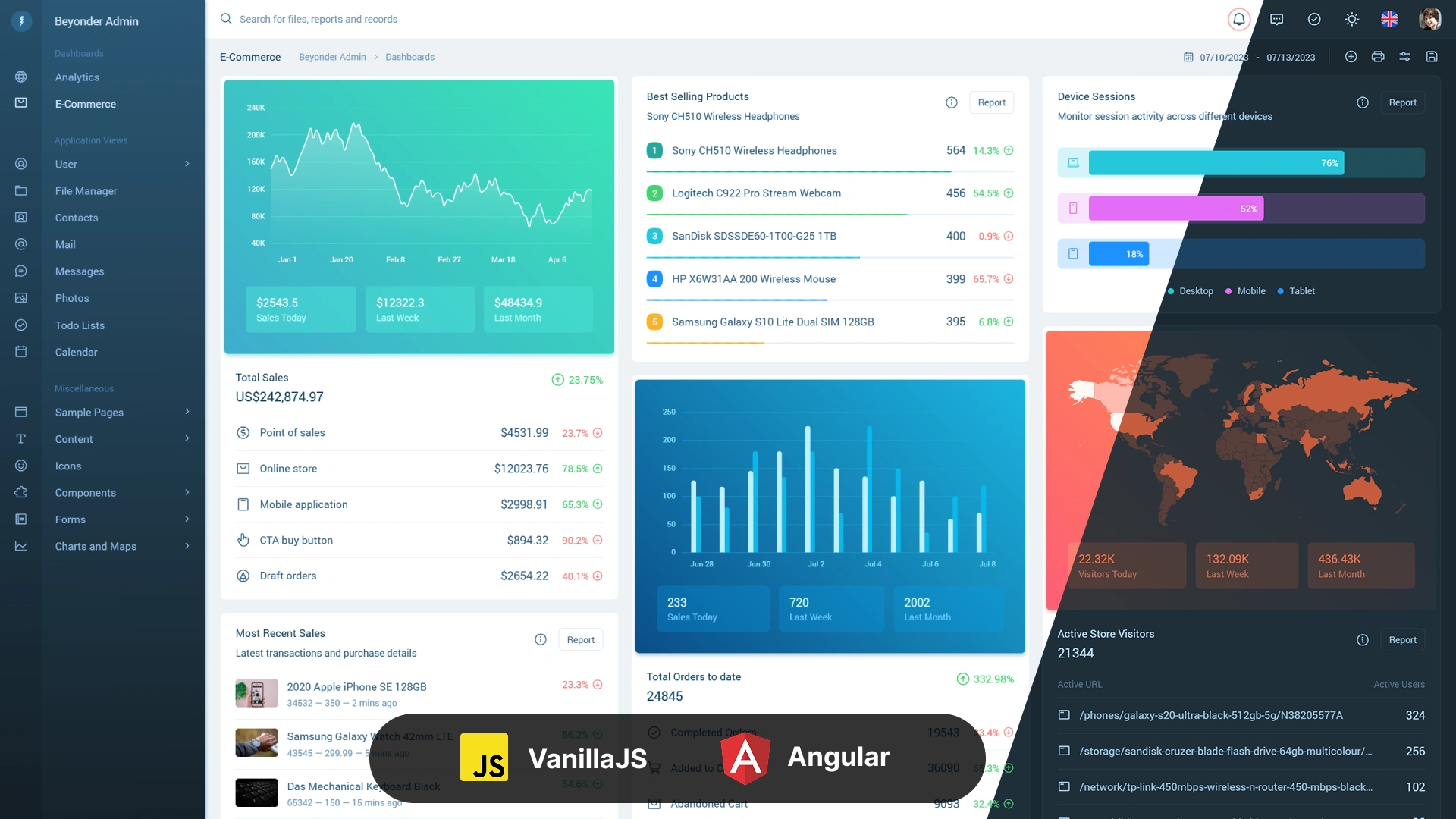 Beyonder - Multipurpose Admin Template