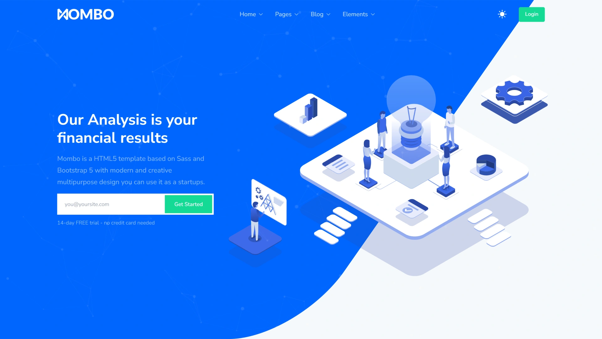 Mombo - Startup Agency and SaaS Template