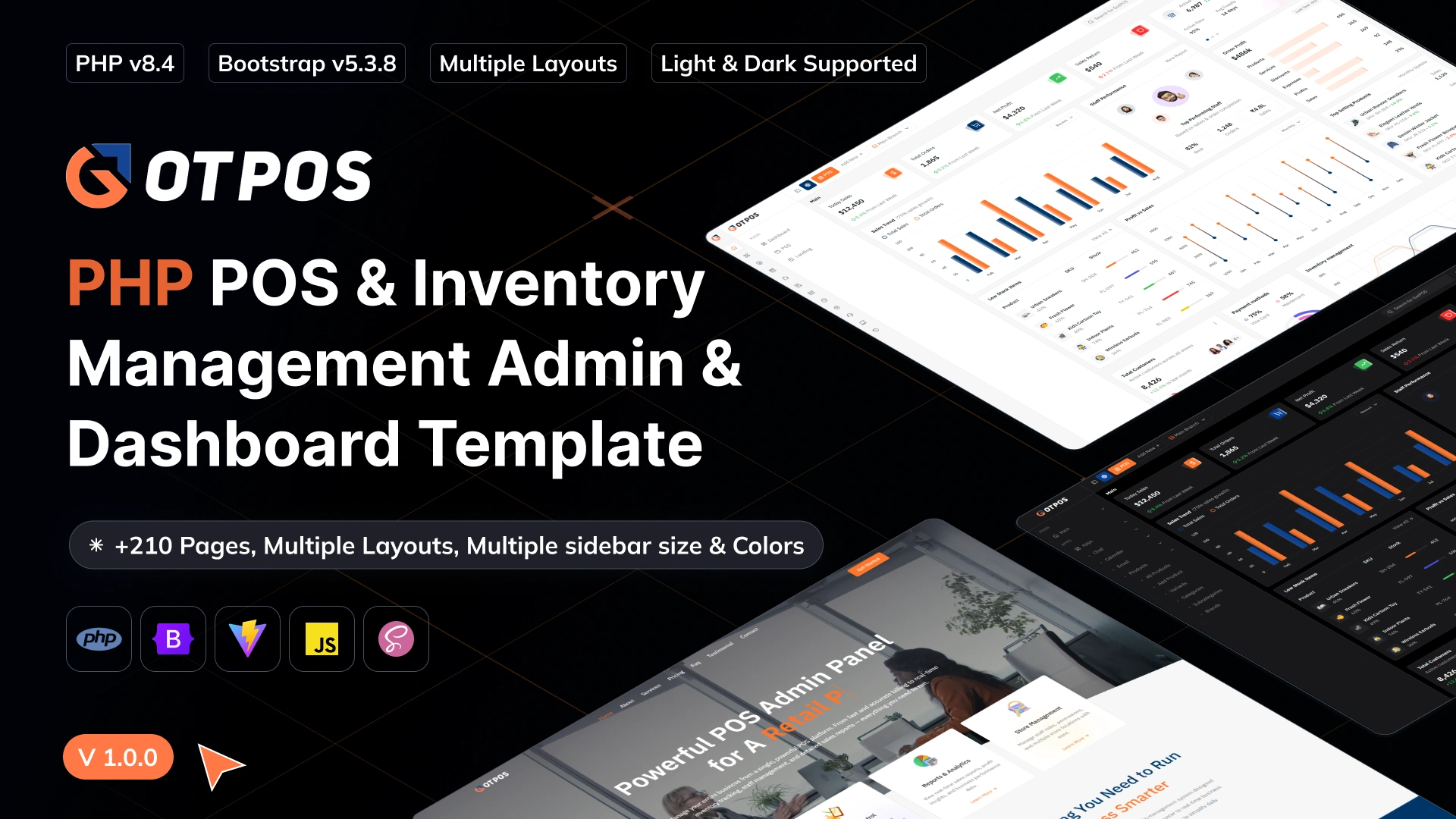 GotPos - PHP POS & Inventory Management Admin & Dashboard Template