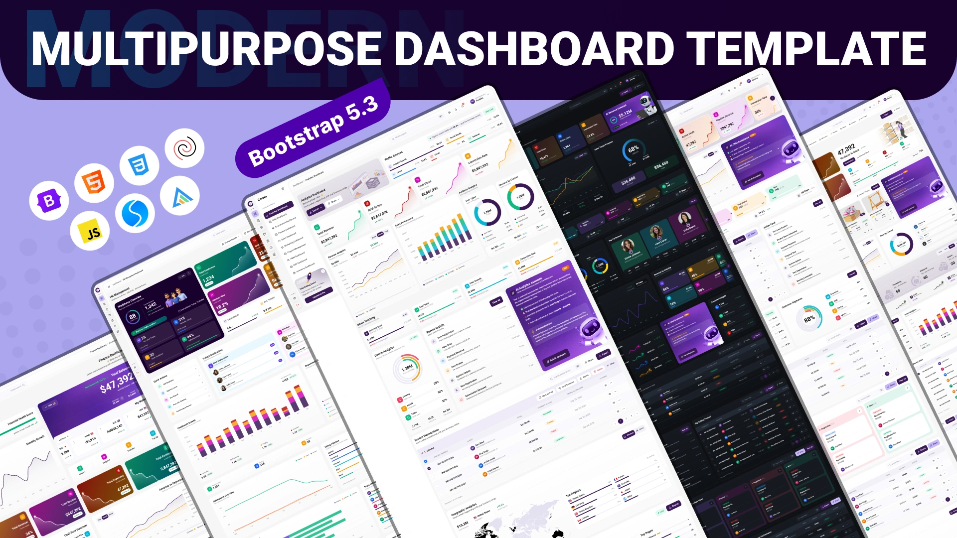 Corexa - Multipurpose Bootstrap 5 Admin Dashboard Template