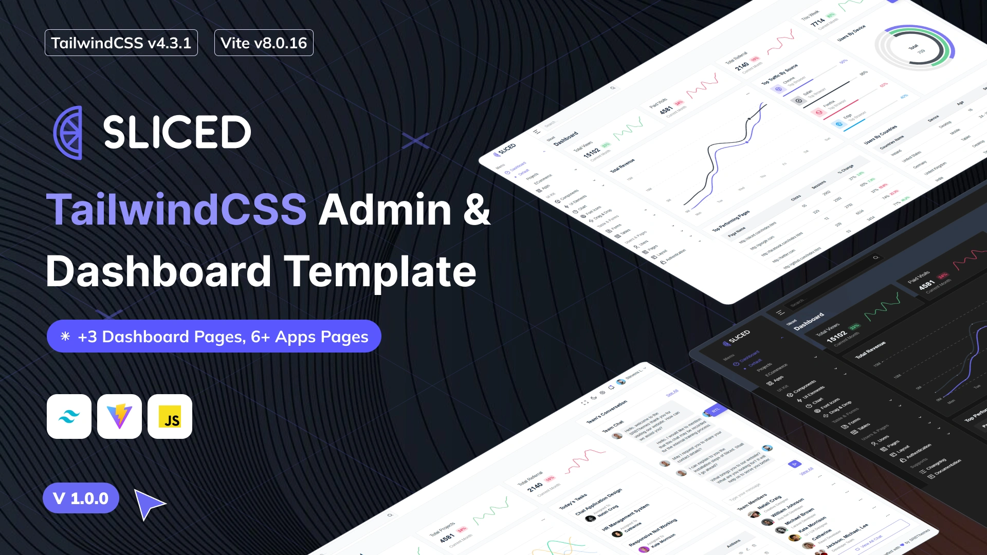 Sliced - TailwindCSS Admin & Dashboard Template