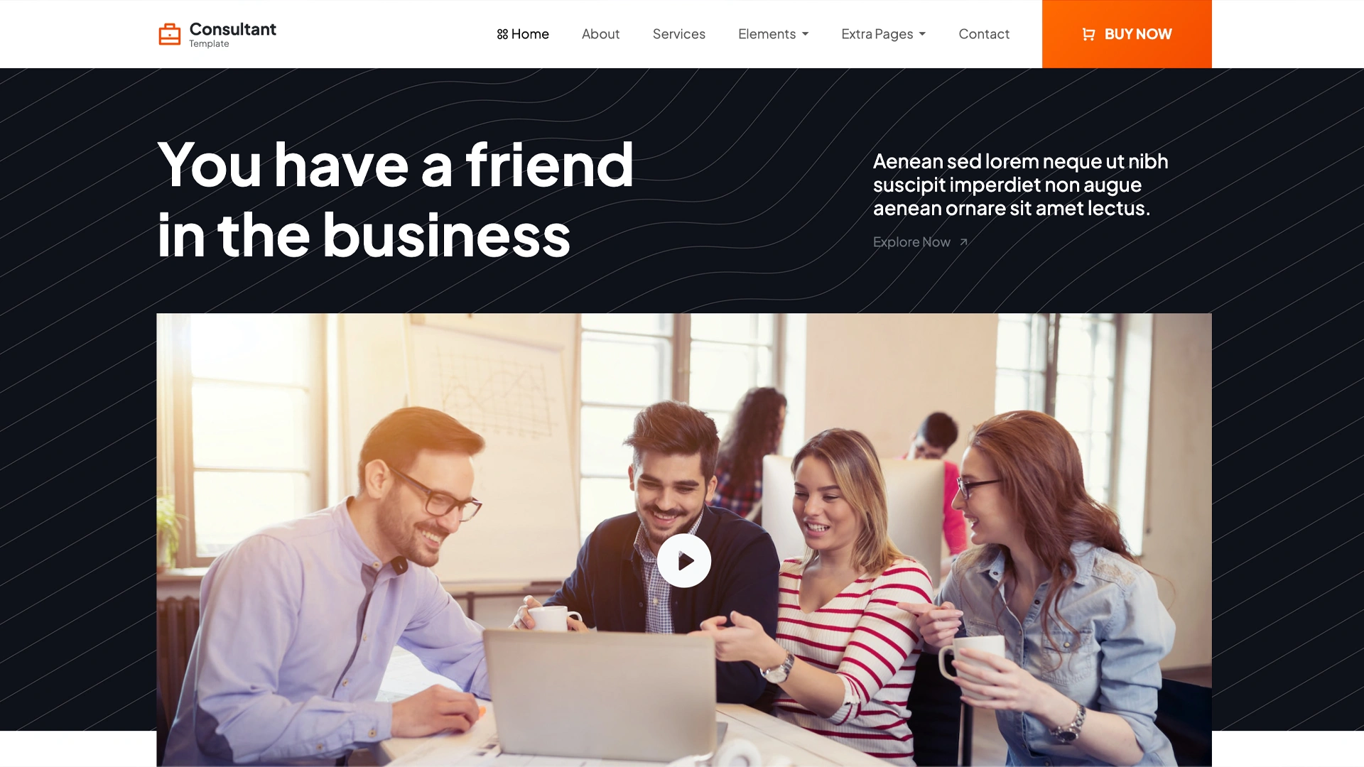 Buzcons - Business Consultant Website Template
