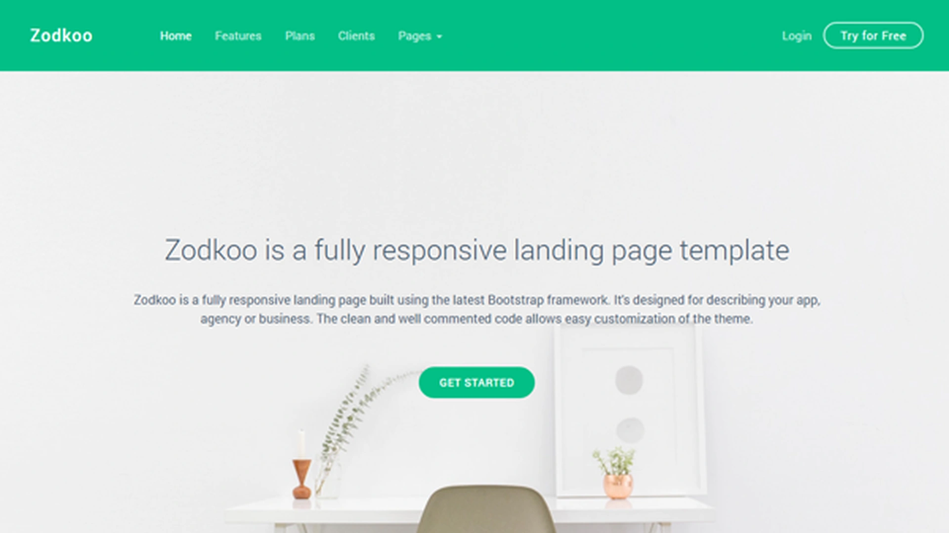 Zodkoo - Bootstrap 5 Landing Page Template
