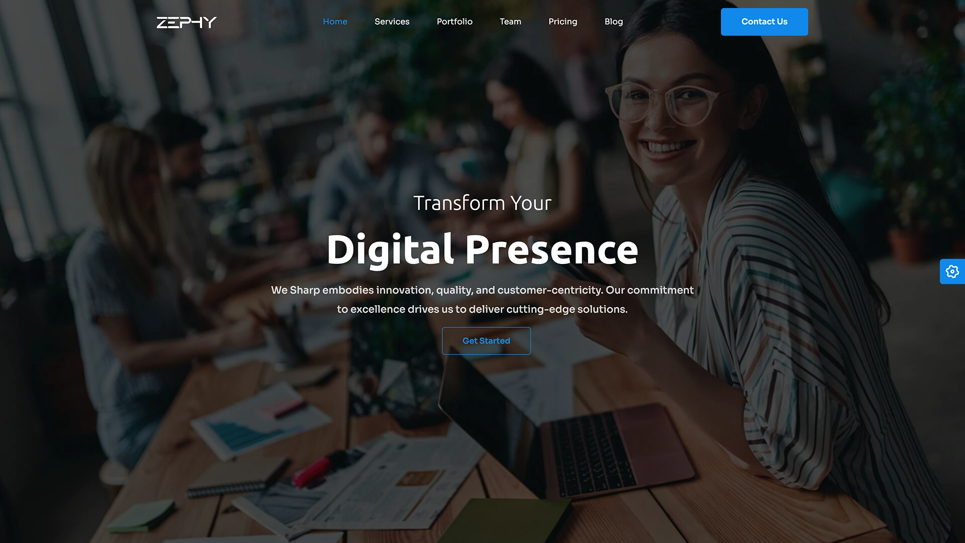 Zephy - Landing Page Templates + LTR & RTL + Light & Dark