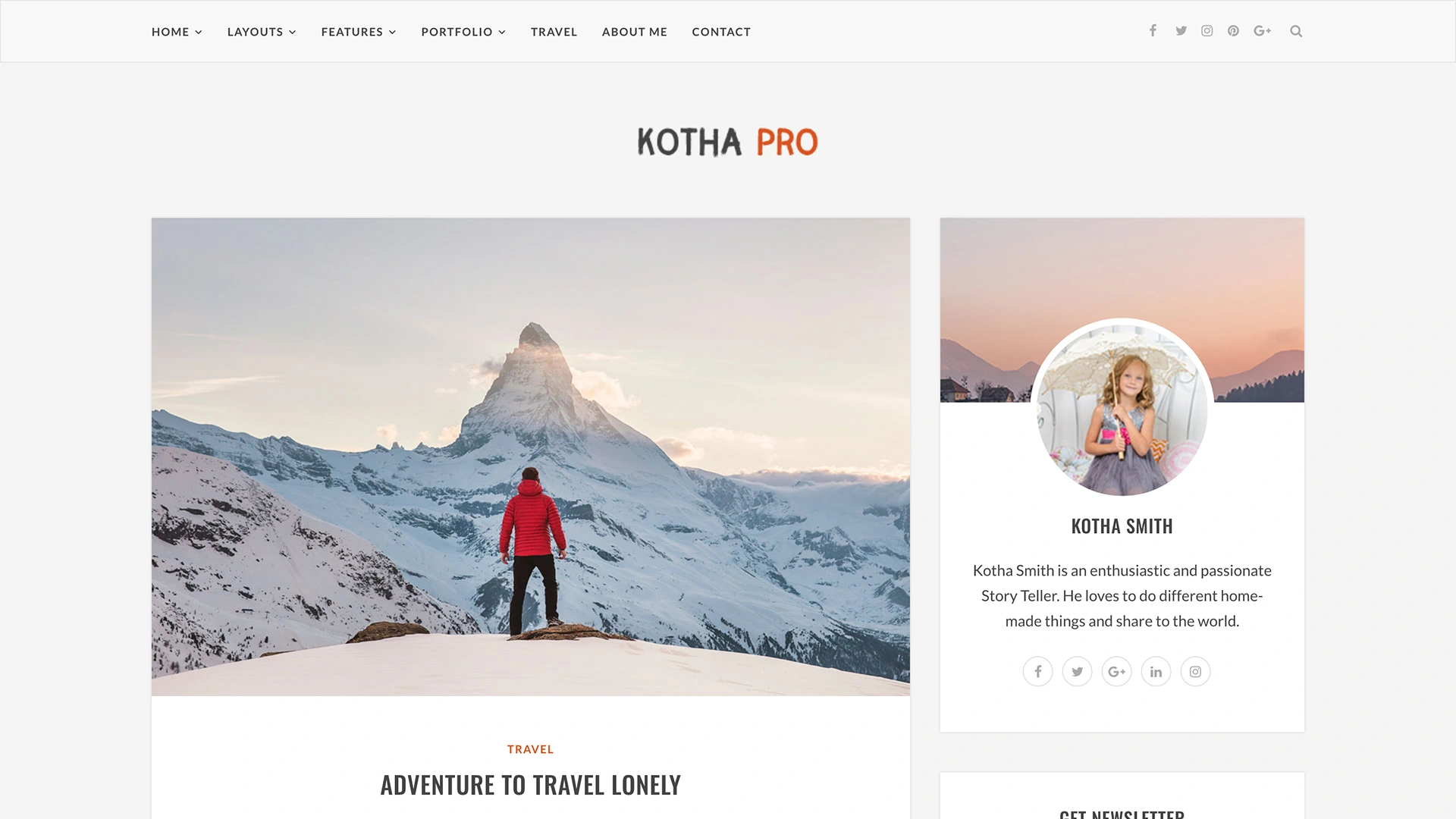Kotha Pro - Responsive Blog Template