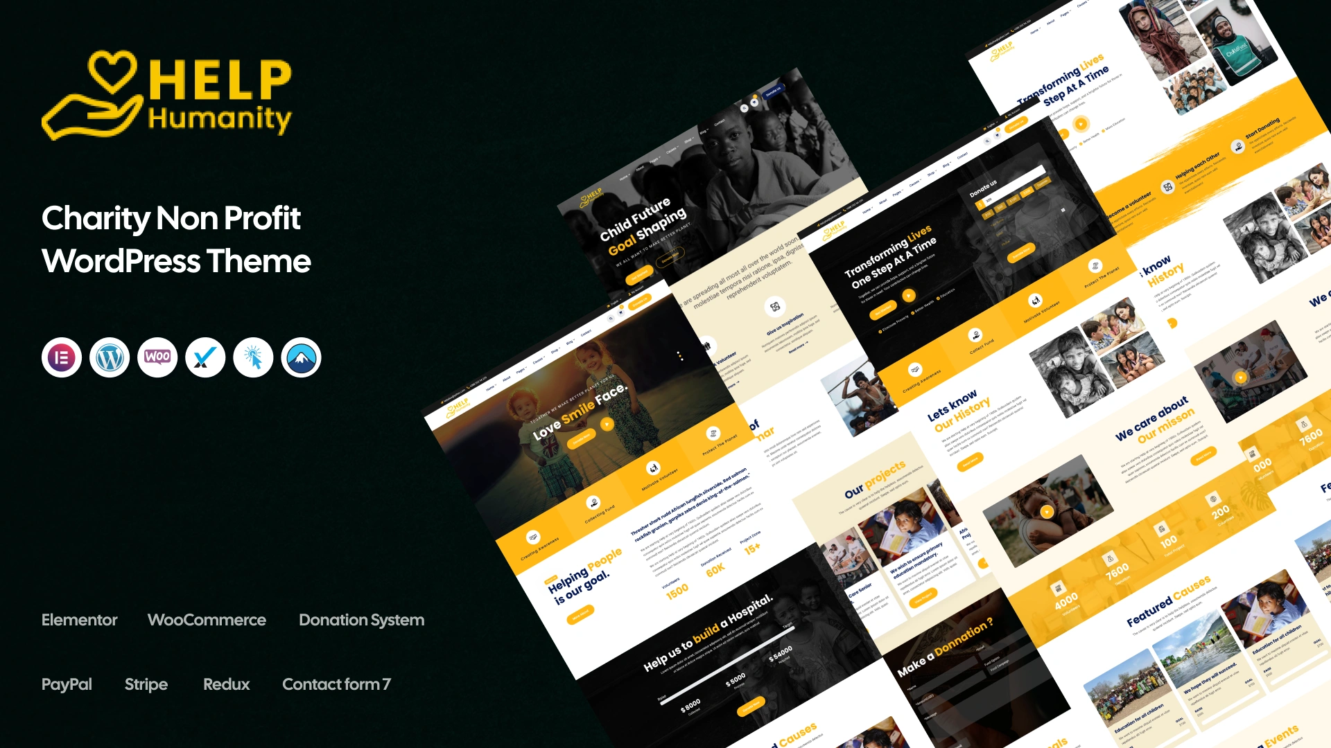 HelpPlus - Nonprofit Charity Donation WordPress Theme