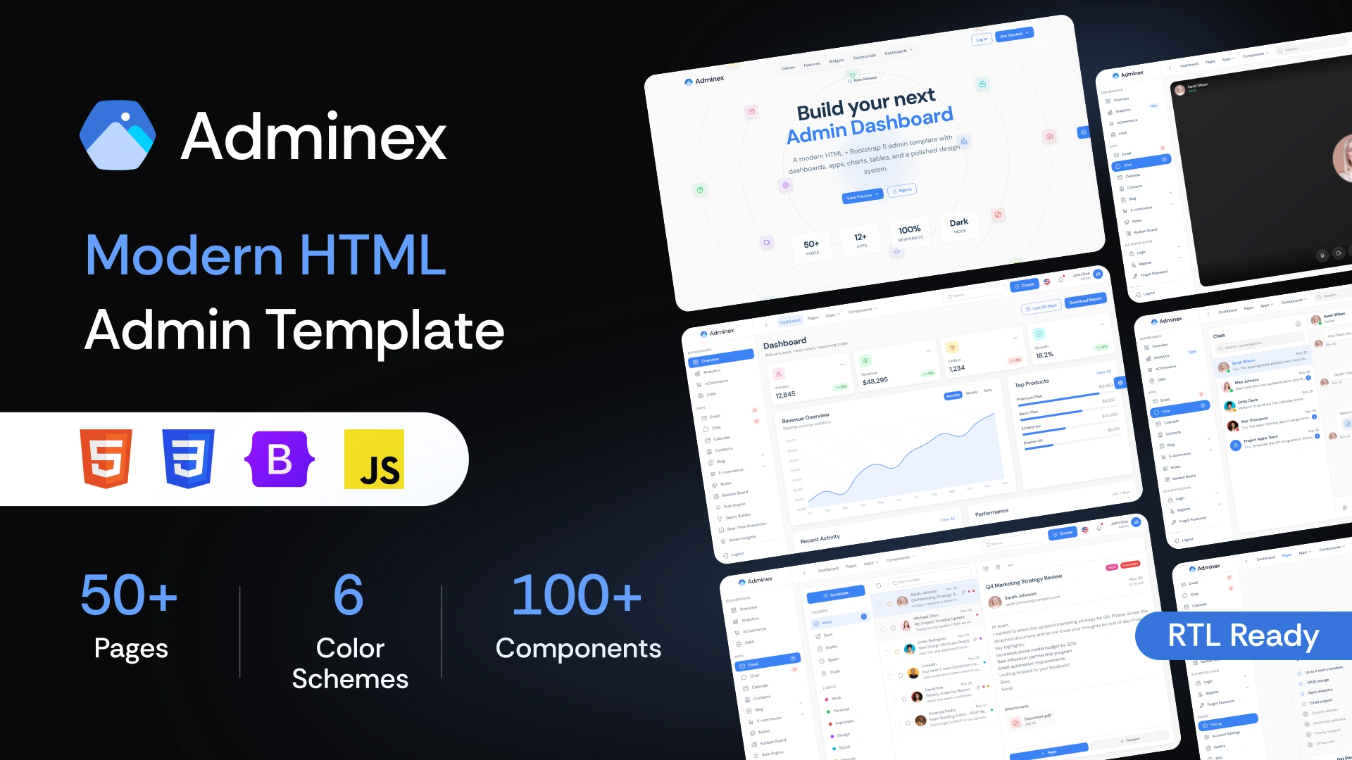 Adminex - Bootstrap 5 HTML Admin Dashboard Template