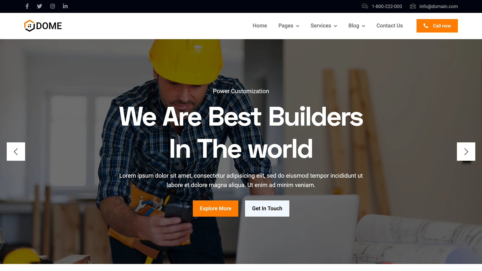 Dome - Building Construction Template