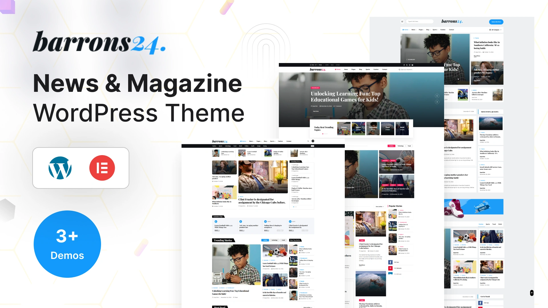 Barrons24 - News & Magazine WordPress Theme
