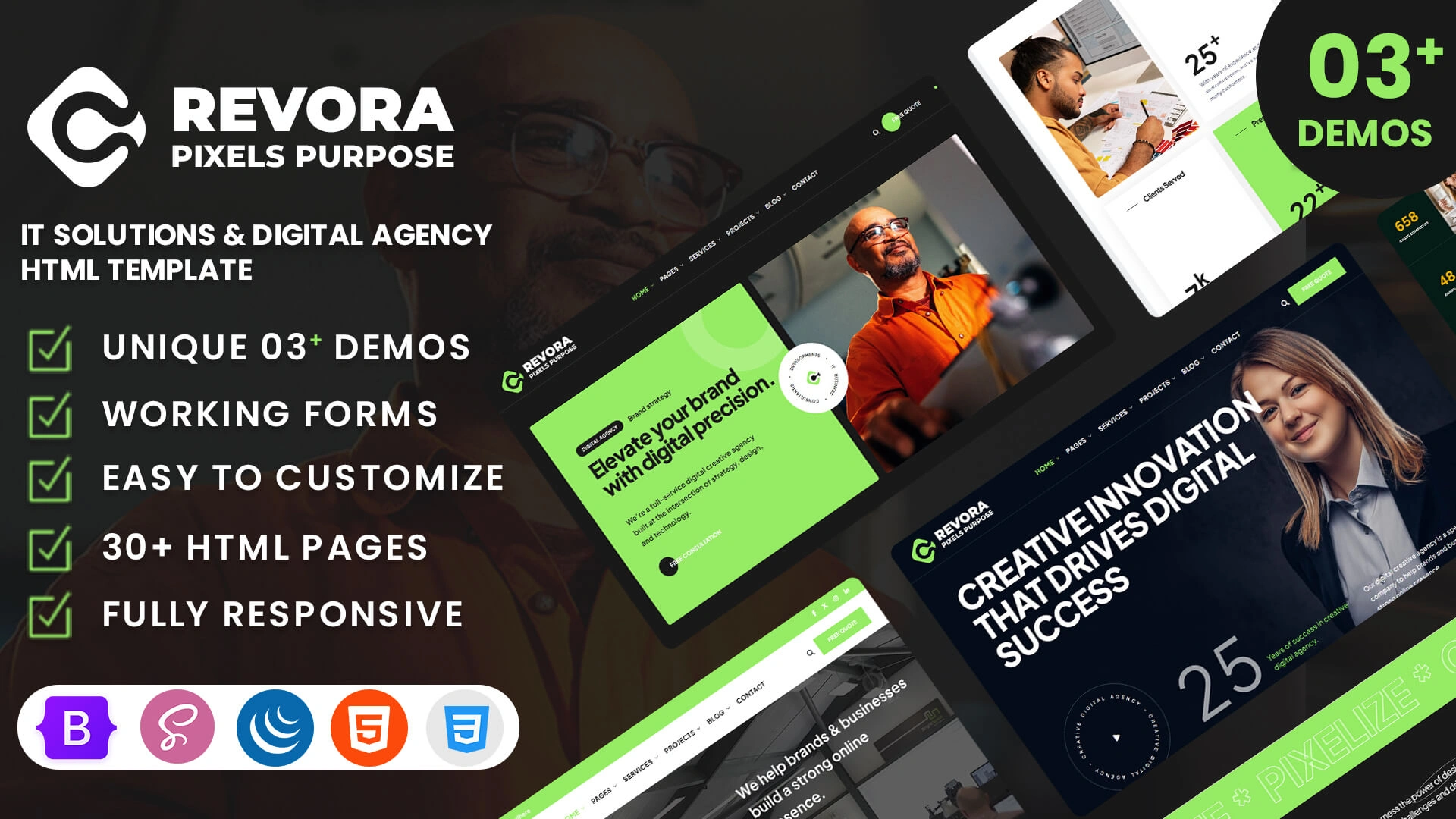 Revora - IT Solutions & Digital Agency HTML Template