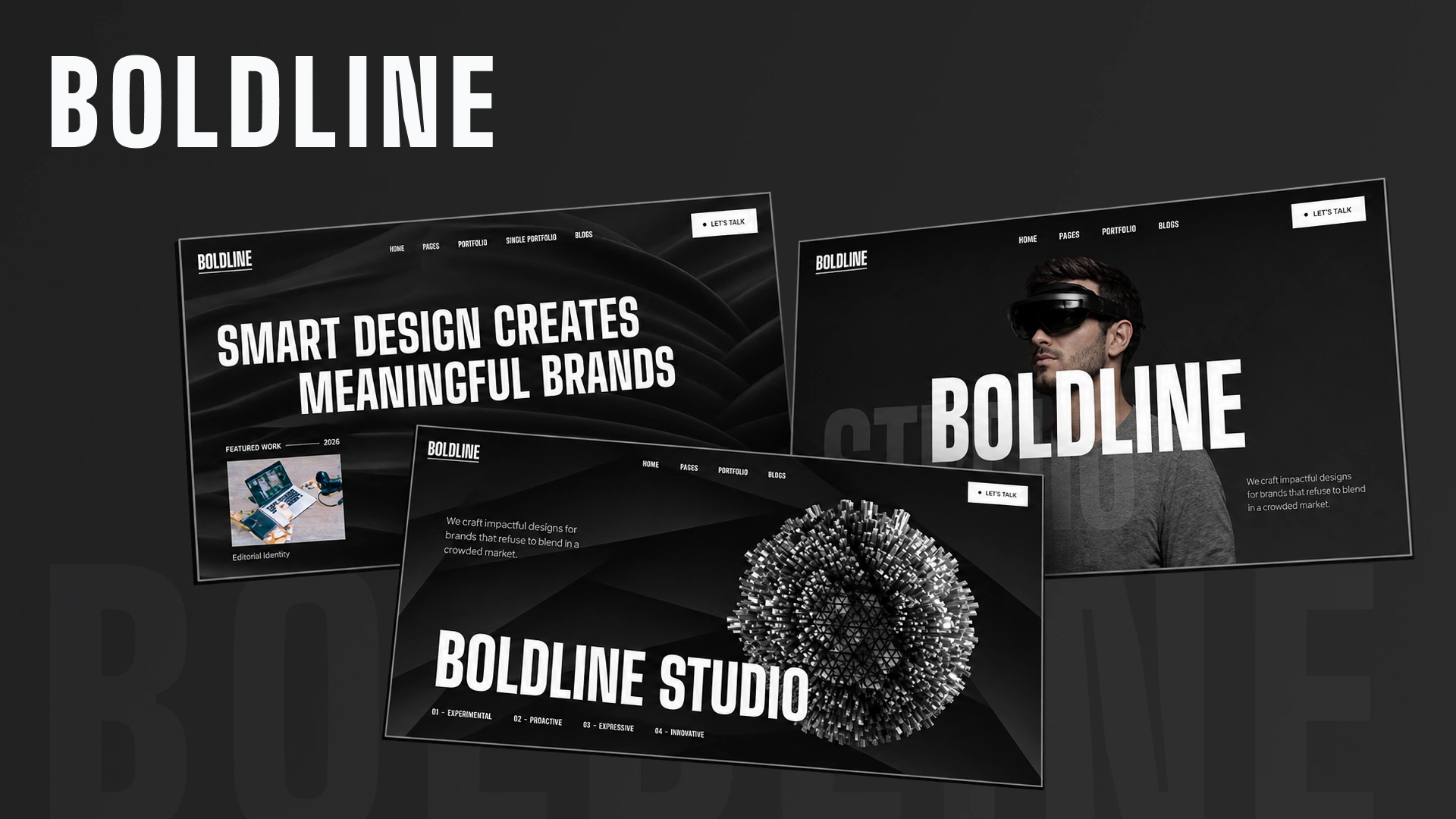 Boldline - Creative Portfolio WordPress Theme