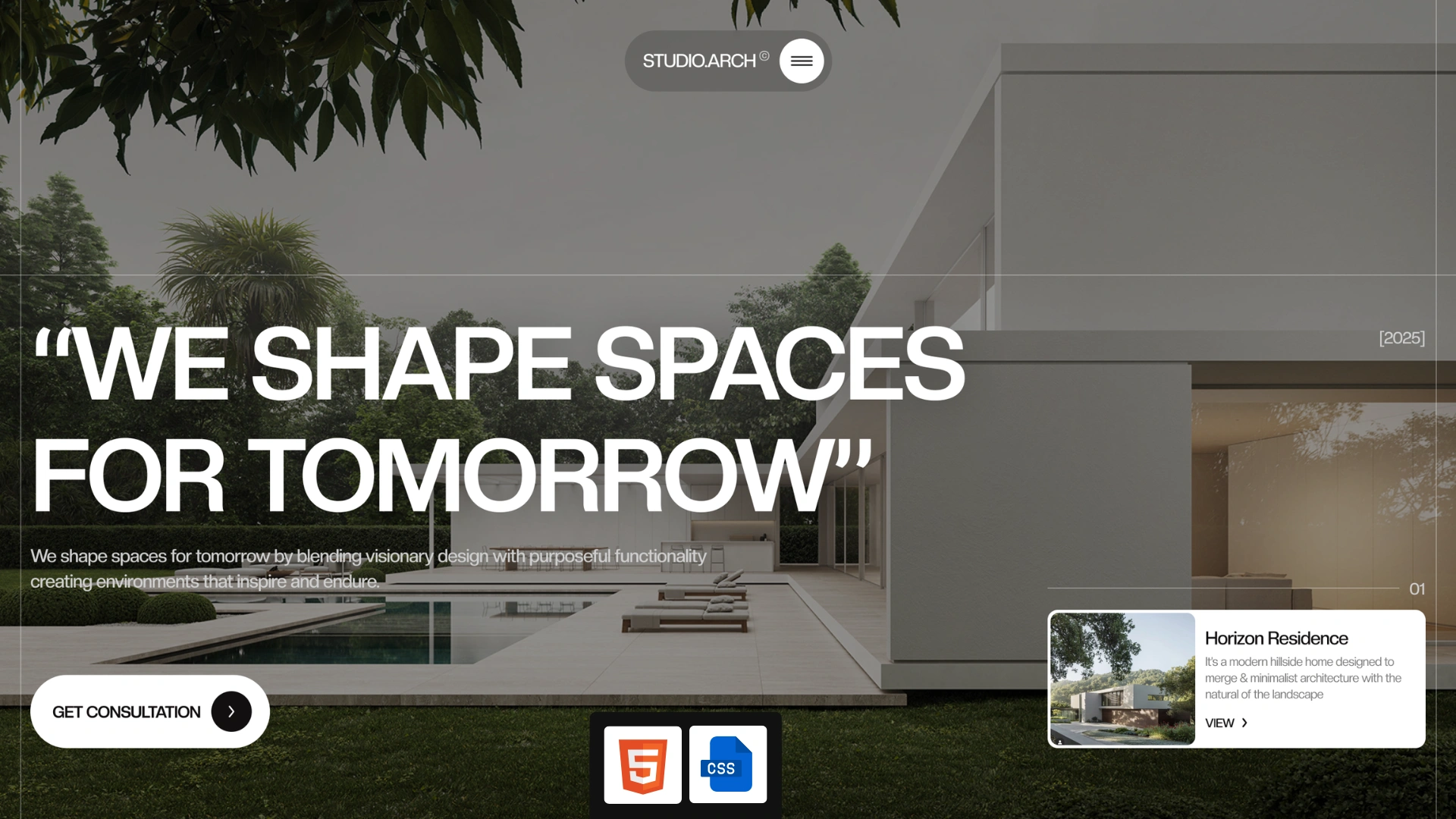 STUDIO.ARCH - Architecture & Interior Design HTML Template