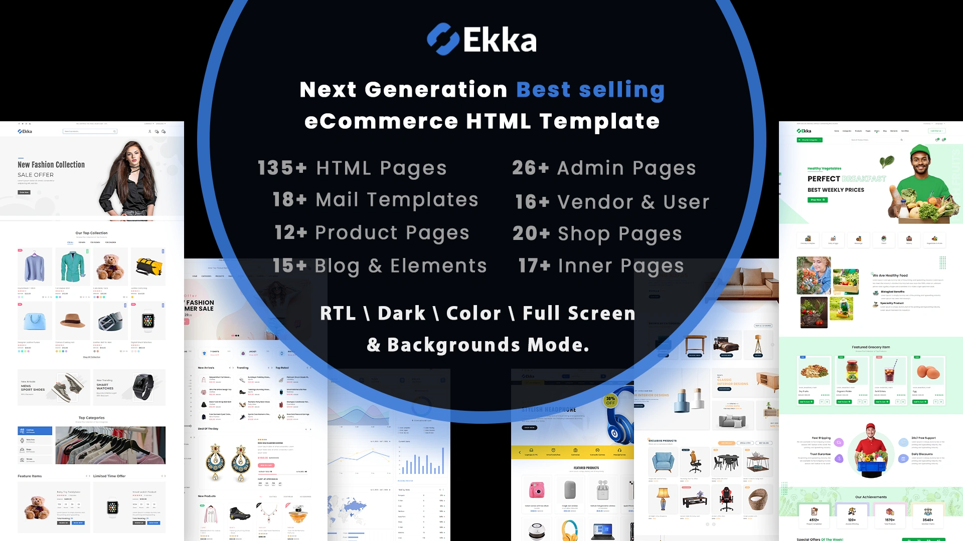 Ekka - Multipurpose eCommerce HTML Template + Admin Dashboard