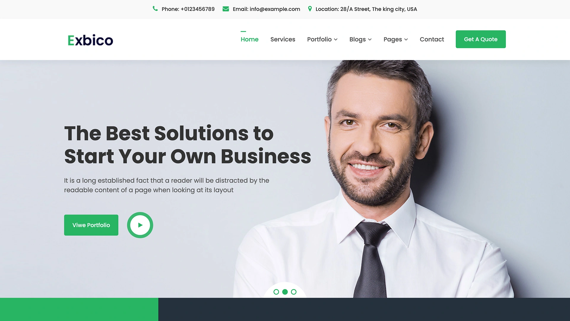 Exbico - Next JS Business Template