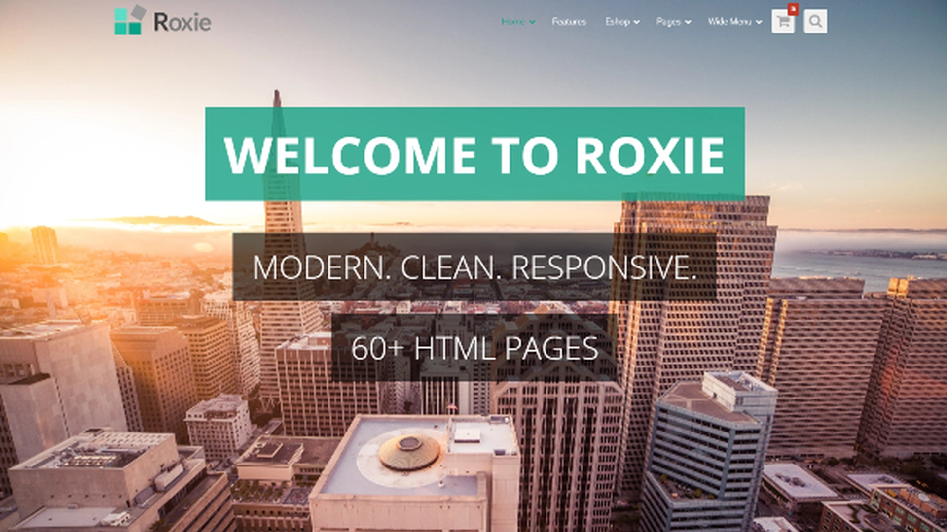 Roxie - Multipurpose Responsive Template by pixelized