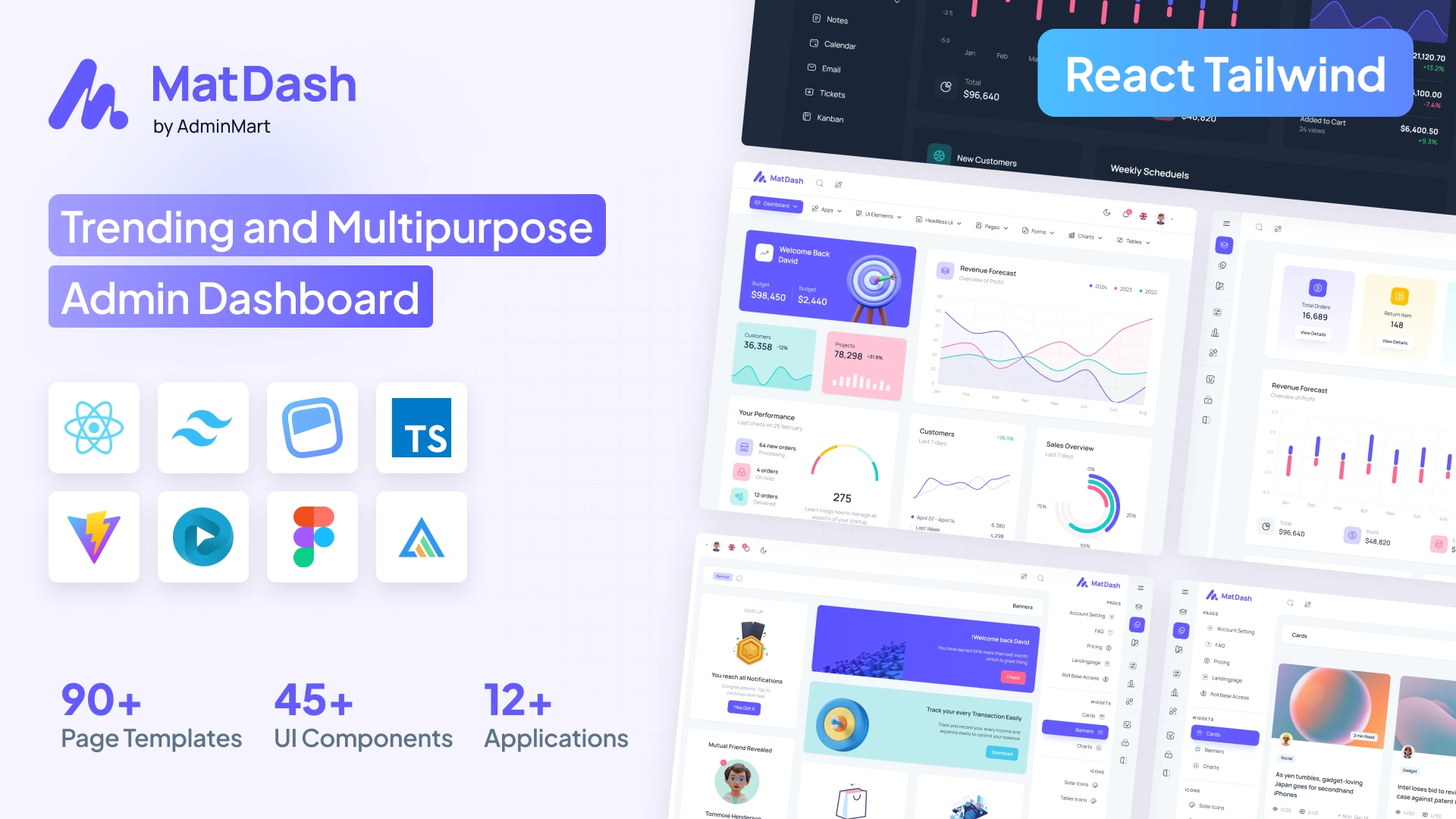 MatDash - Tailwind React Admin Template