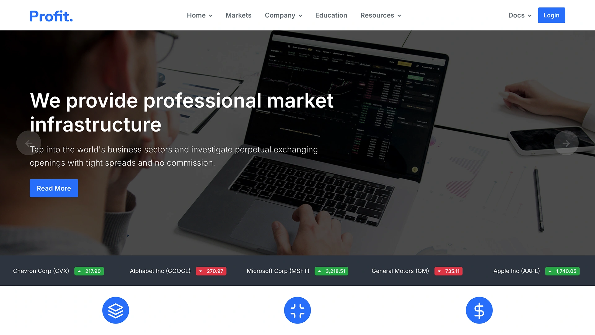 Profit - Investment & Stock Broker Template
