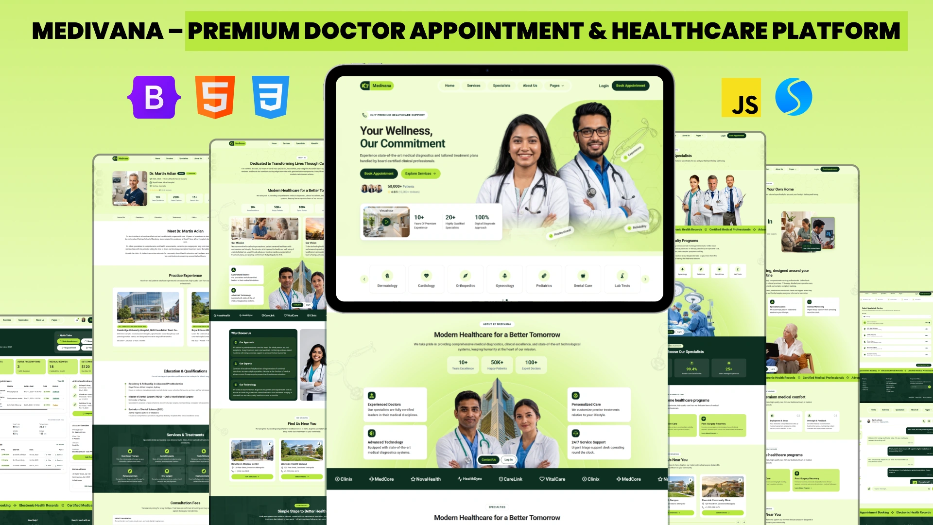 K7 Medivana - Modern Doctors, Clinic & Medical Care HTML Template
