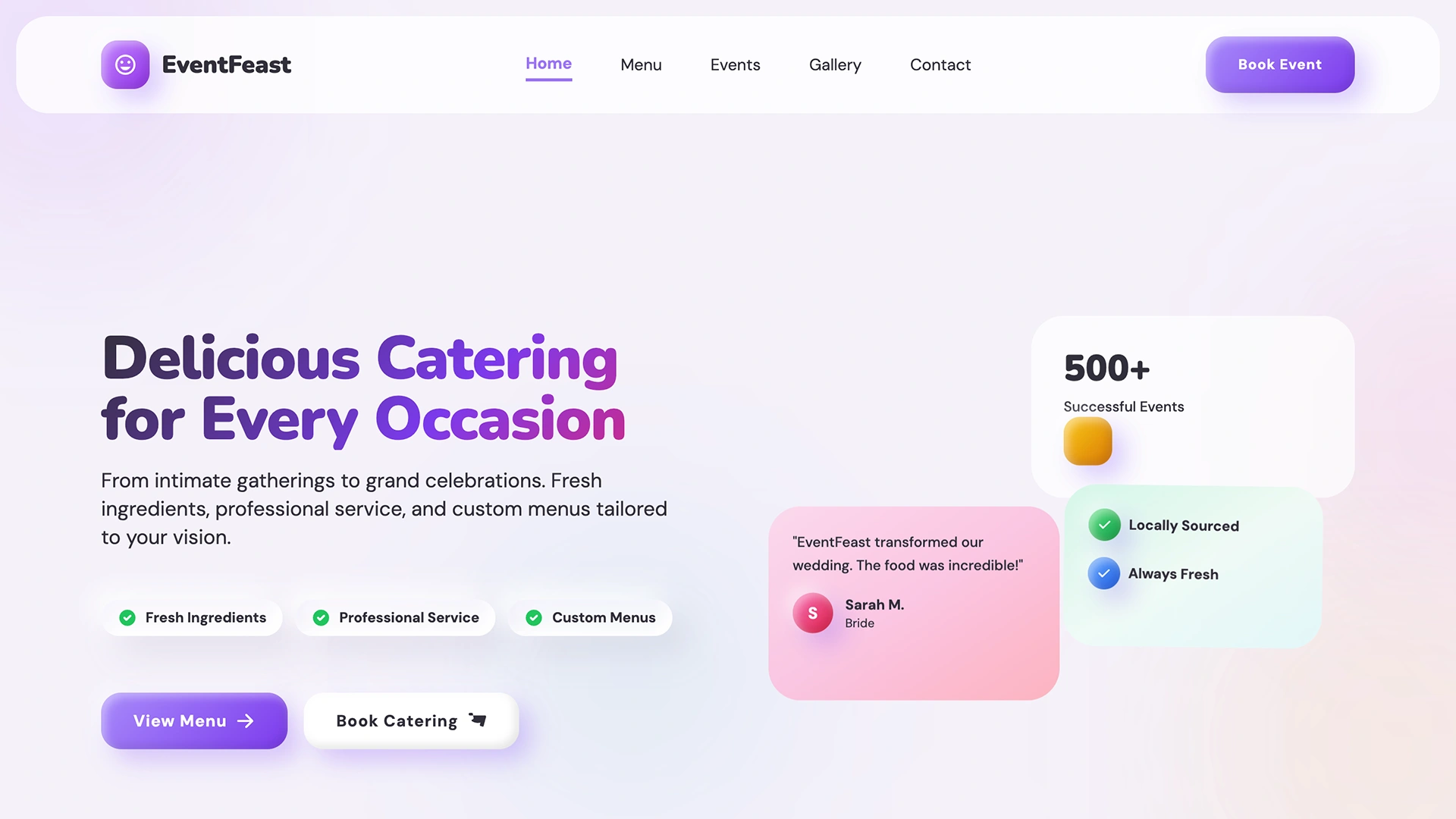 EventFeast - Catering Event and Food Services HTML Template