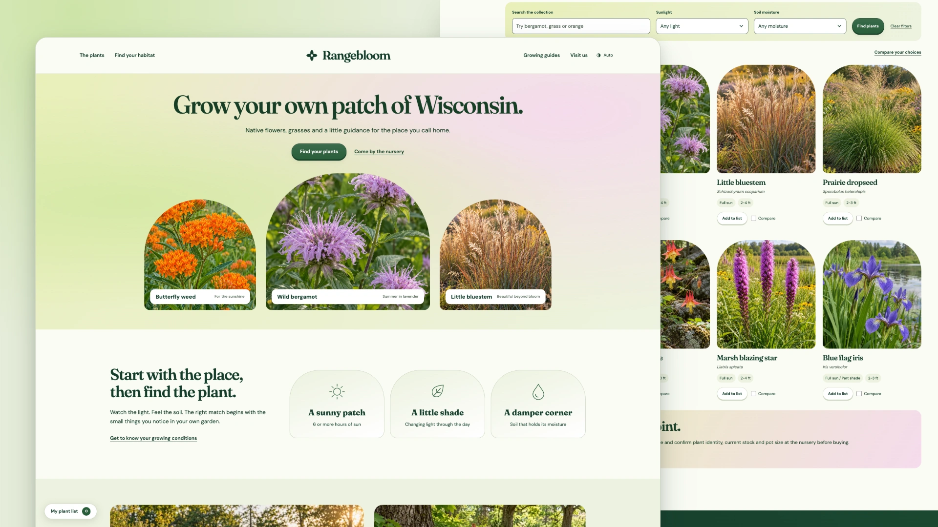 Rangebloom - Native Plant Nursery HTML Website Template
