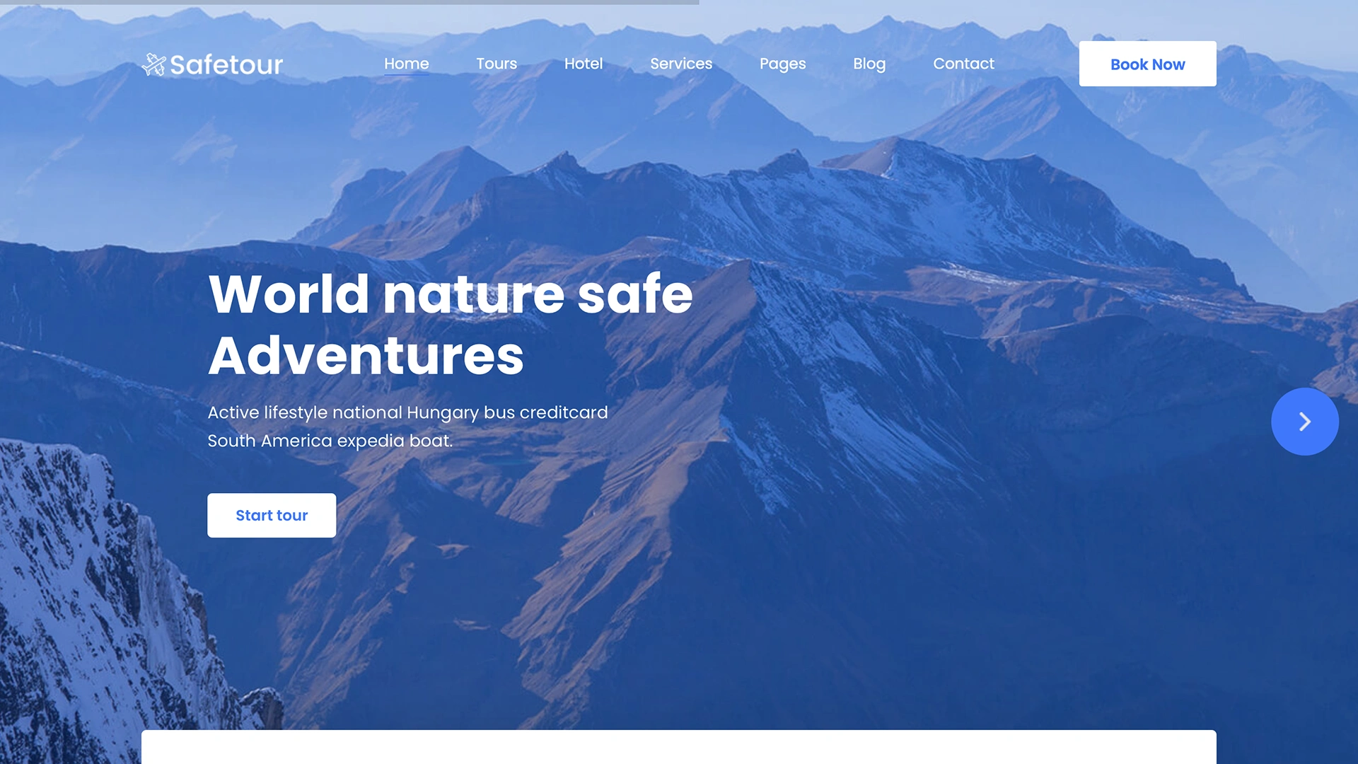 Safetour - Travel & Tour Agency Template