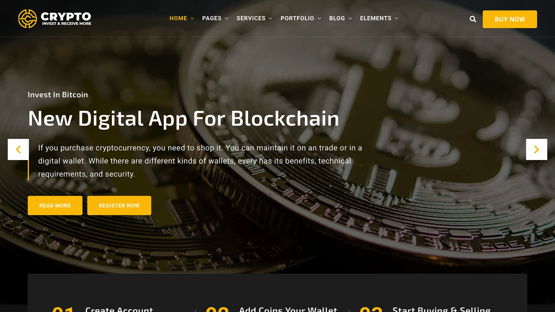 CryptoPro - Bitcoin & Cryptocurrency Template