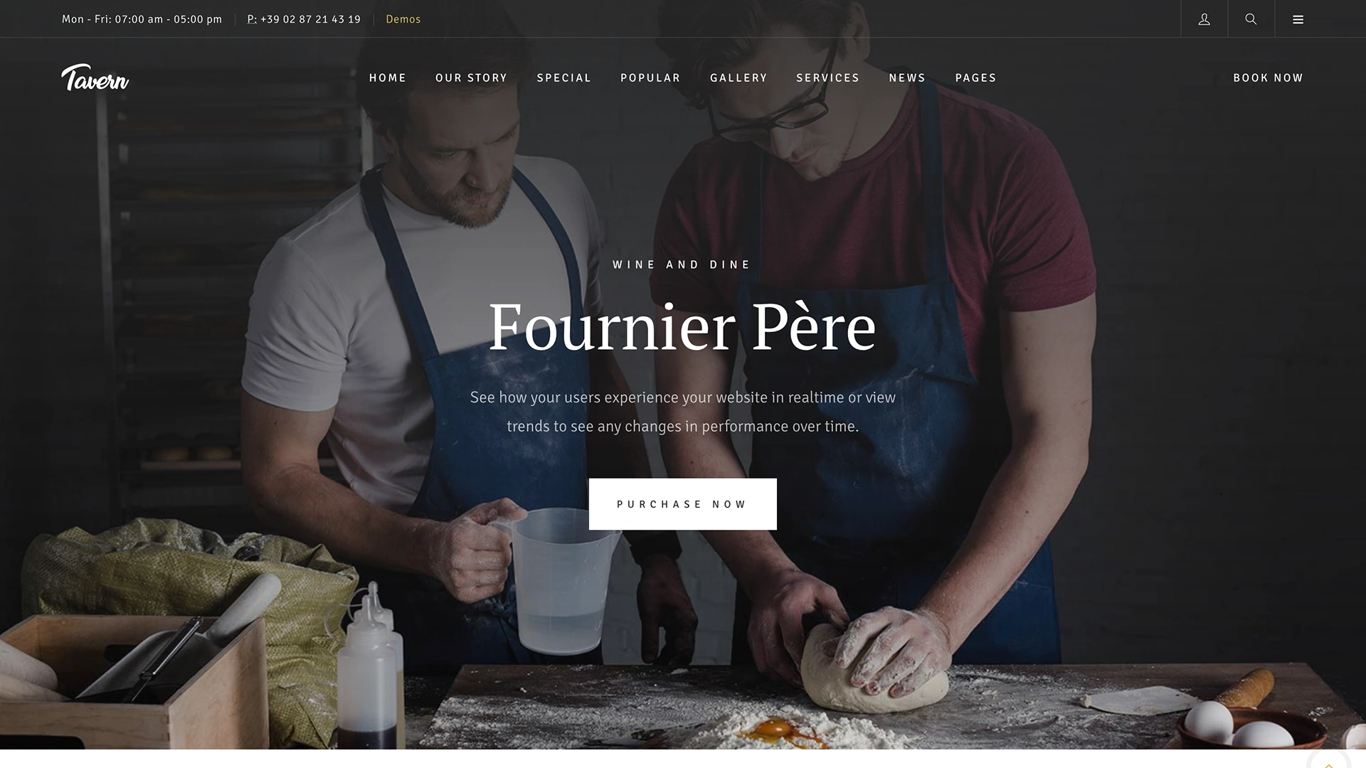 Tavern - Bootstrap Restaurant Template