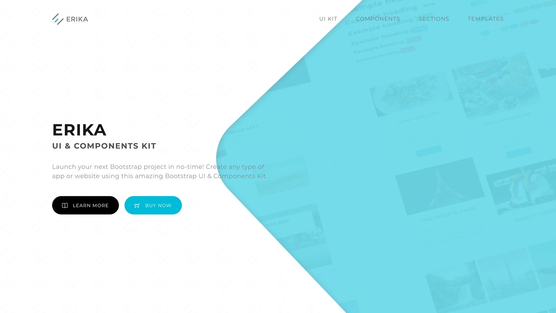 Erika - Bootstrap UI Components