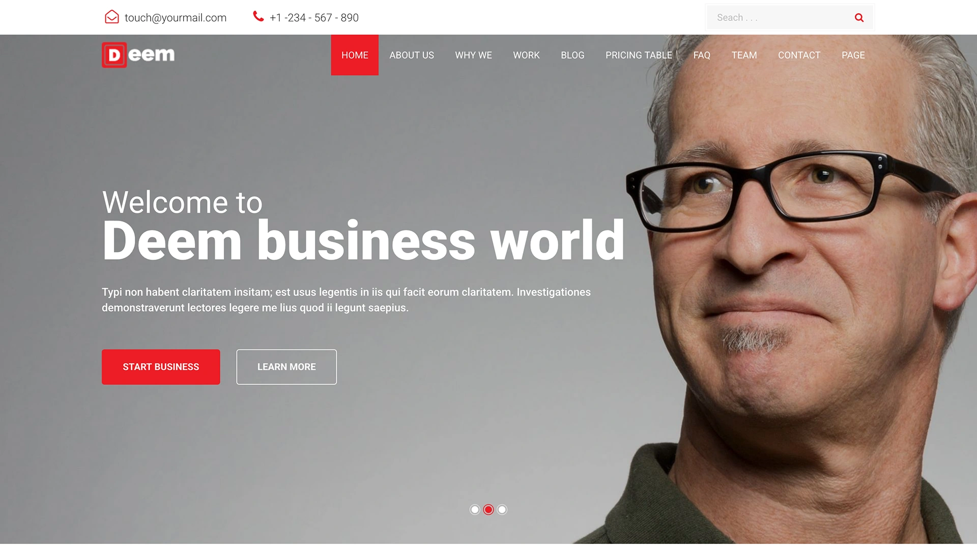 Deem - Multipurpose Business Template