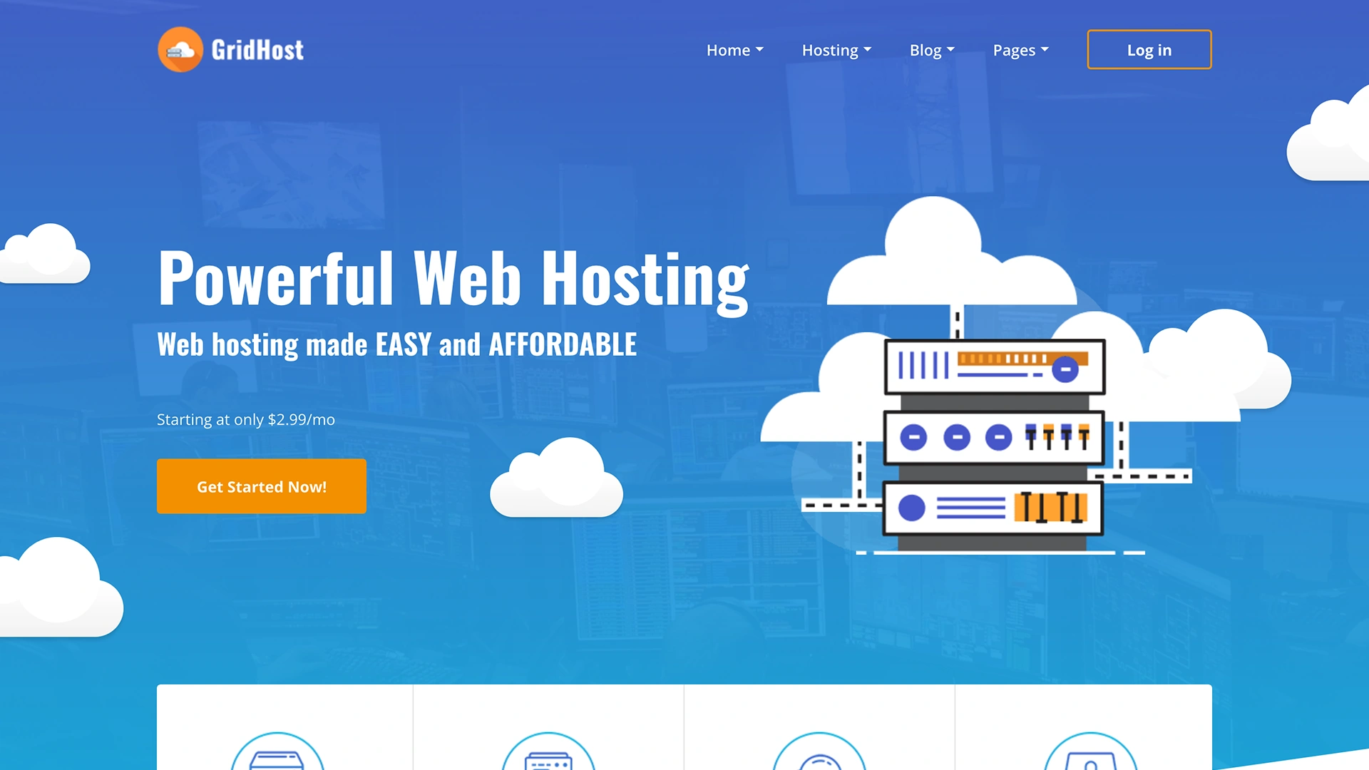 GridHost - Hosting Business Template
