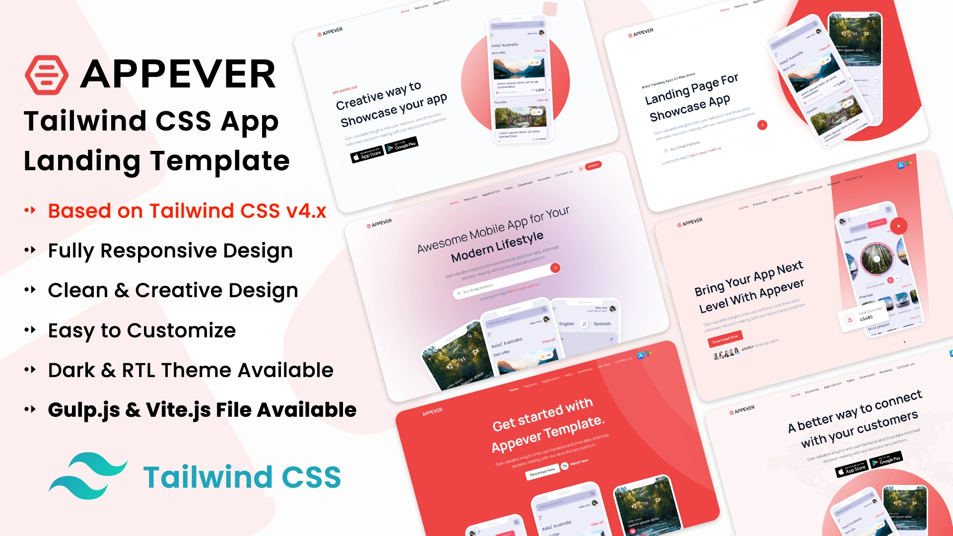 Appever - App Landing HTML Template