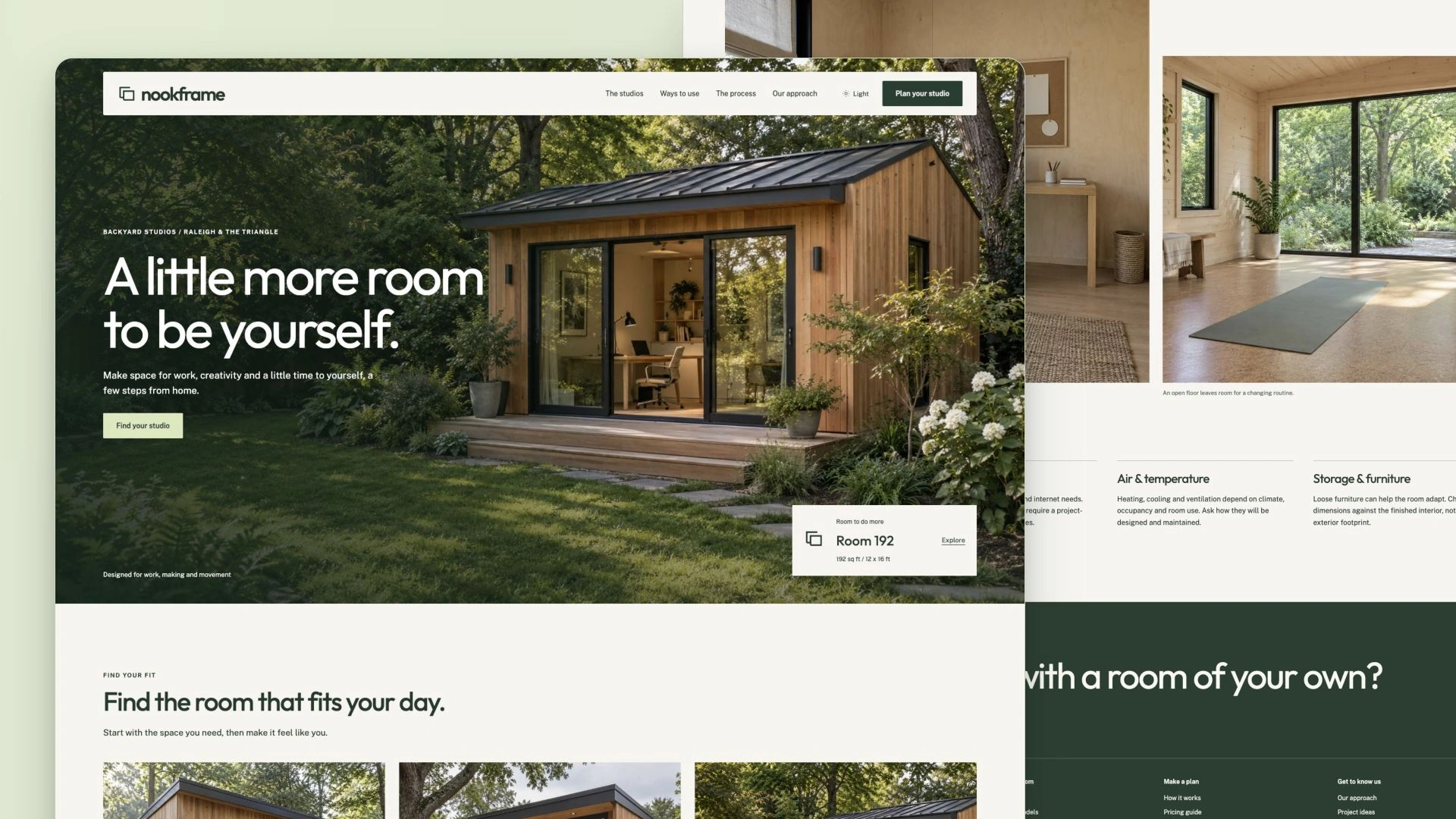 Nookframe - Backyard Studio Business HTML Website Template