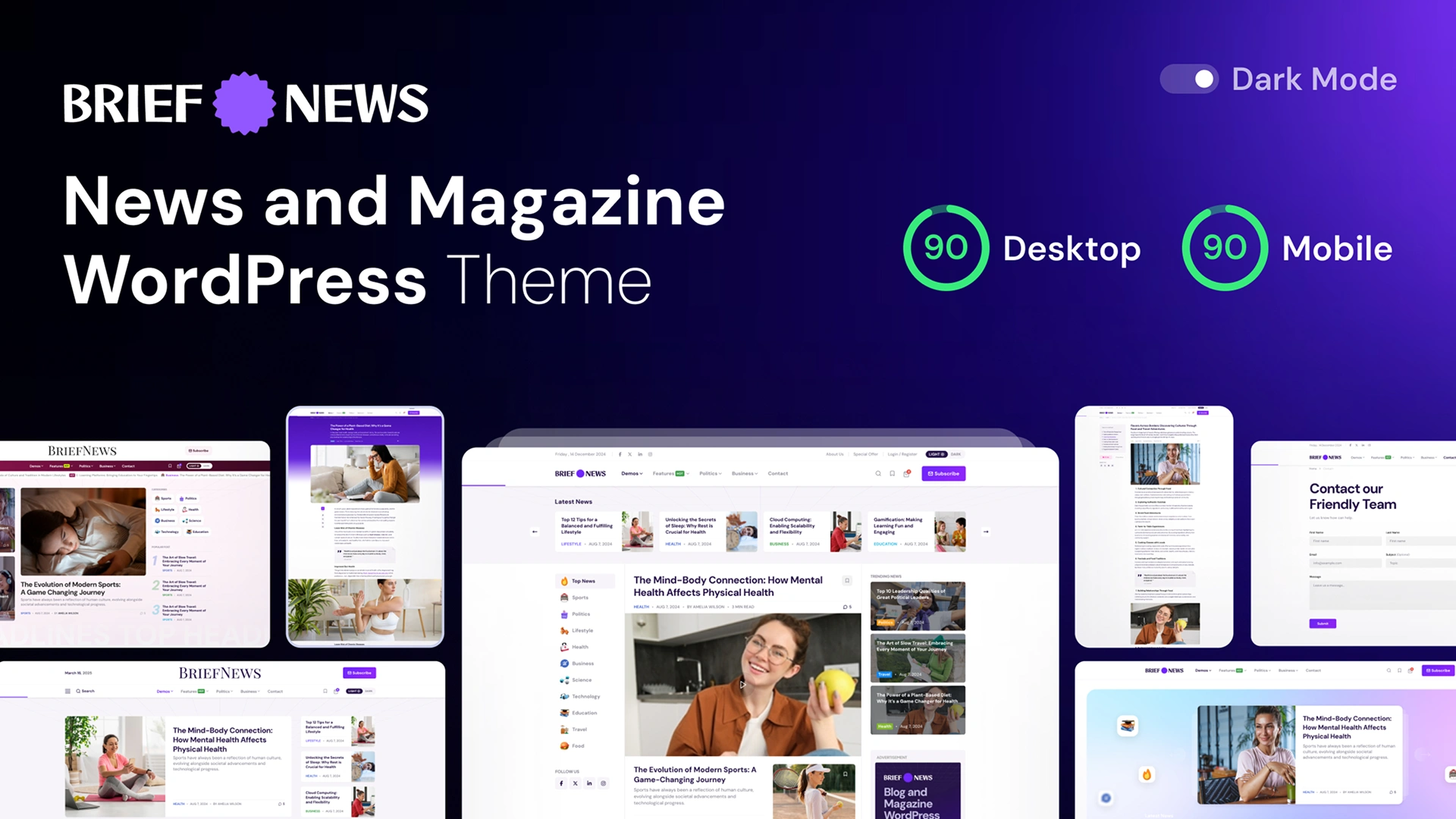 BriefNews - News Magazine WordPress Theme