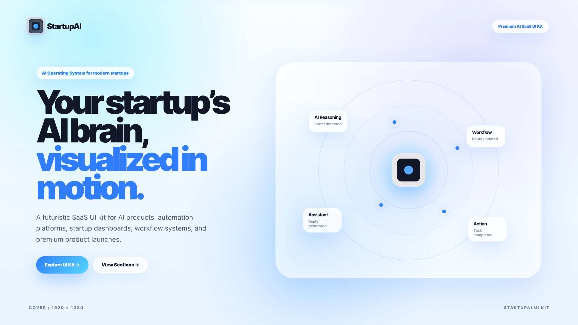 StartupAI - AI SaaS React Website Template
