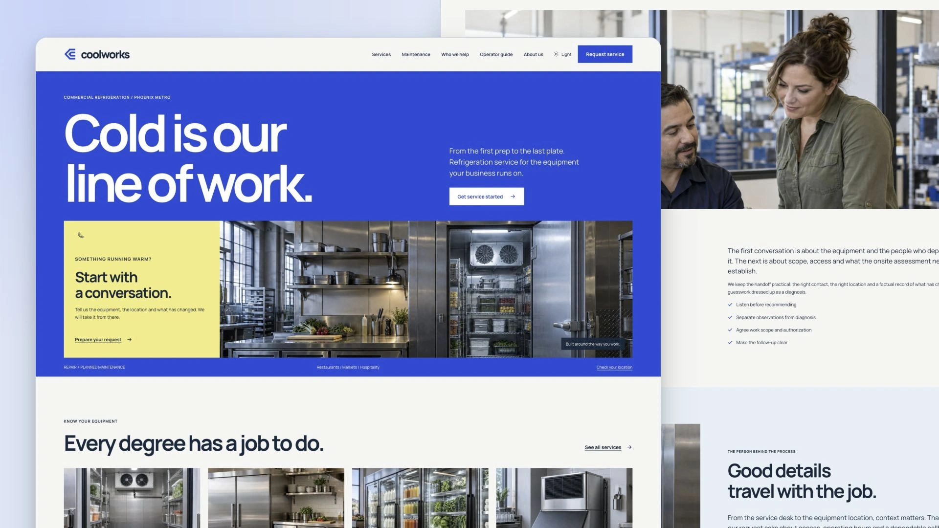 Coolworks - Commercial Refrigeration Repair HTML Template