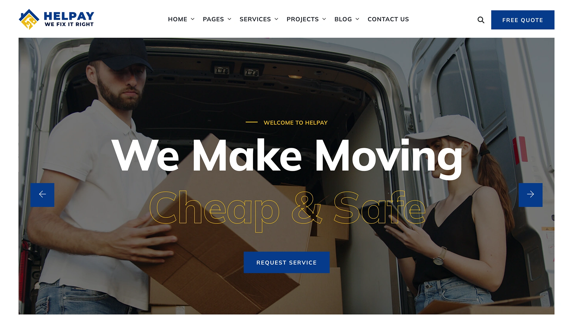 Helpay - Handyman Services HTML Template