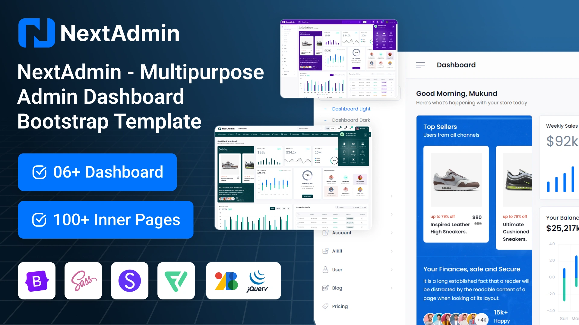 NextAdmin - Multipurpose Admin Dashboard Bootstrap Template