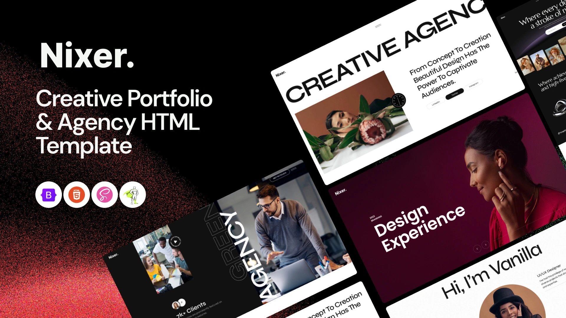 Nixer - Creative Agency & Portfolio HTML Template