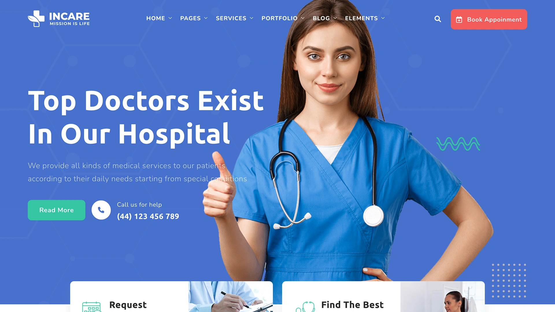 Incare - Medical and Health HTML Template