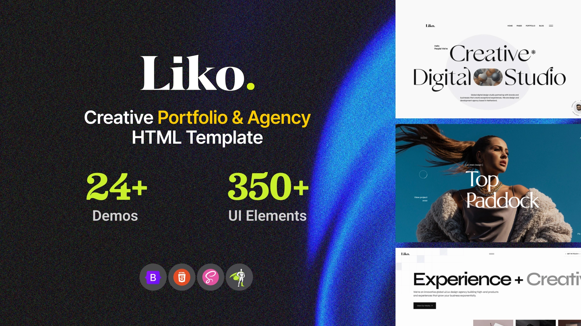 Liko - Creative Agency & Portfolio HTML Template