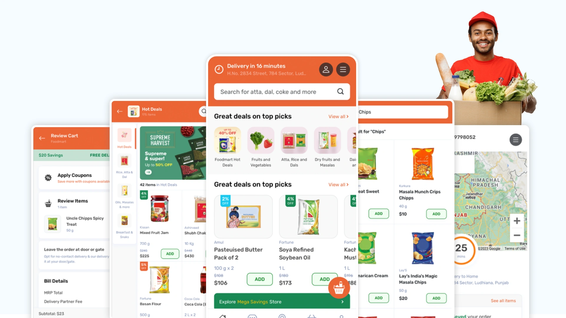 Swiggi - Food & Grocery Delivery Mobile Template