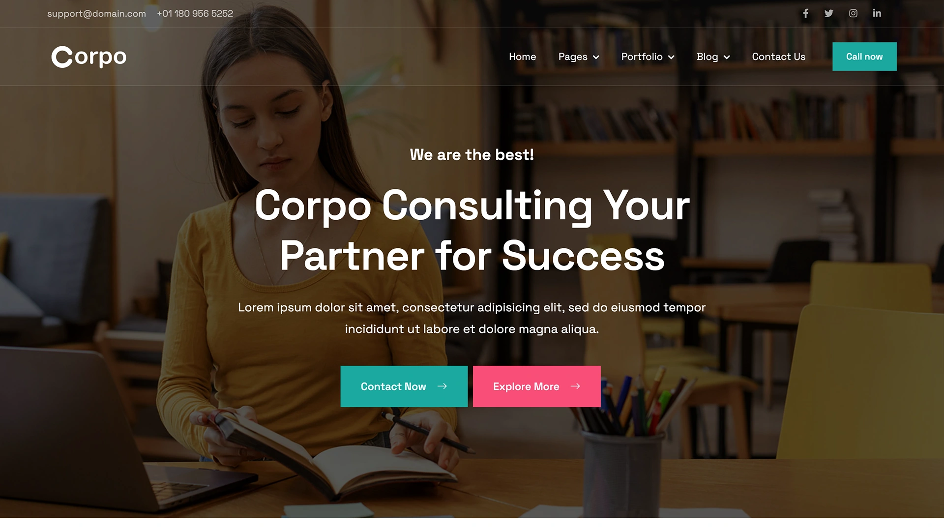 Corpo - Business Consulting Template