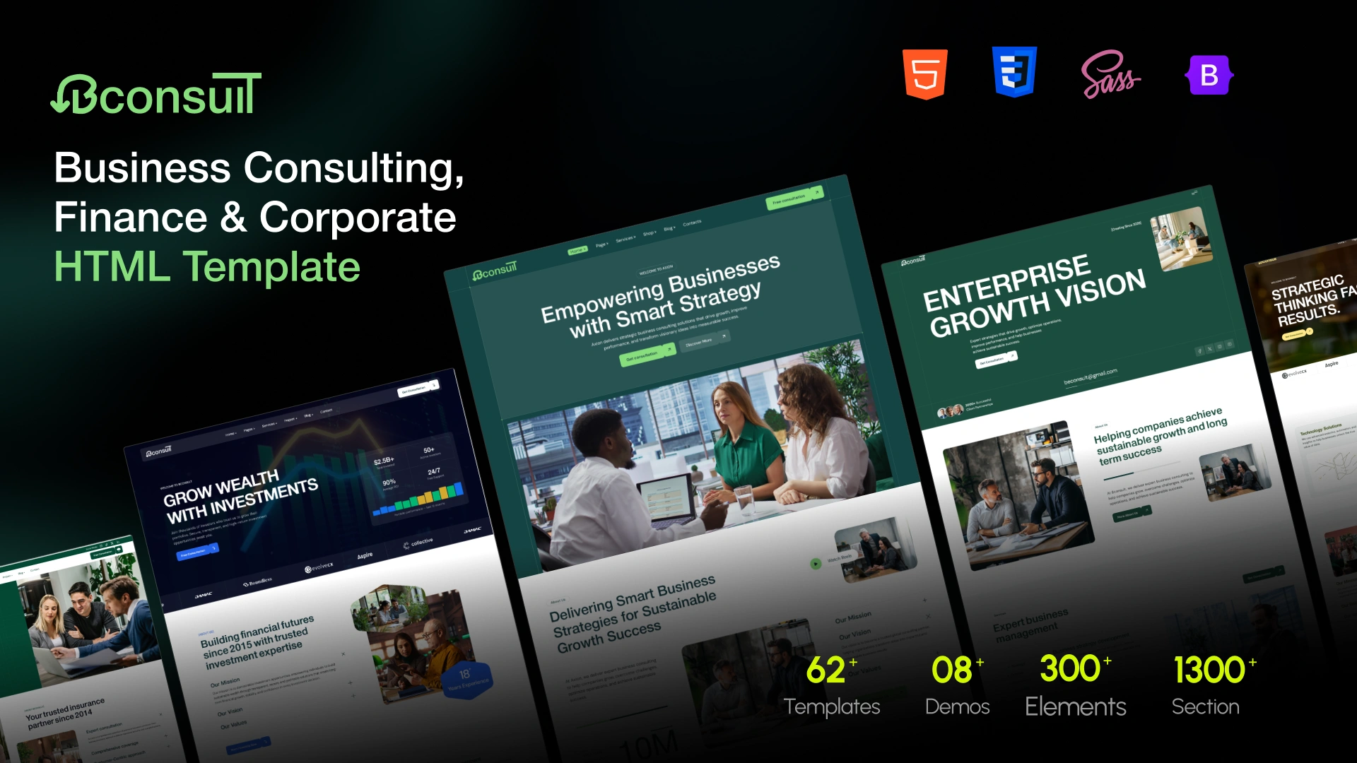 Bconsult - Business Consulting Advisory HTML Template