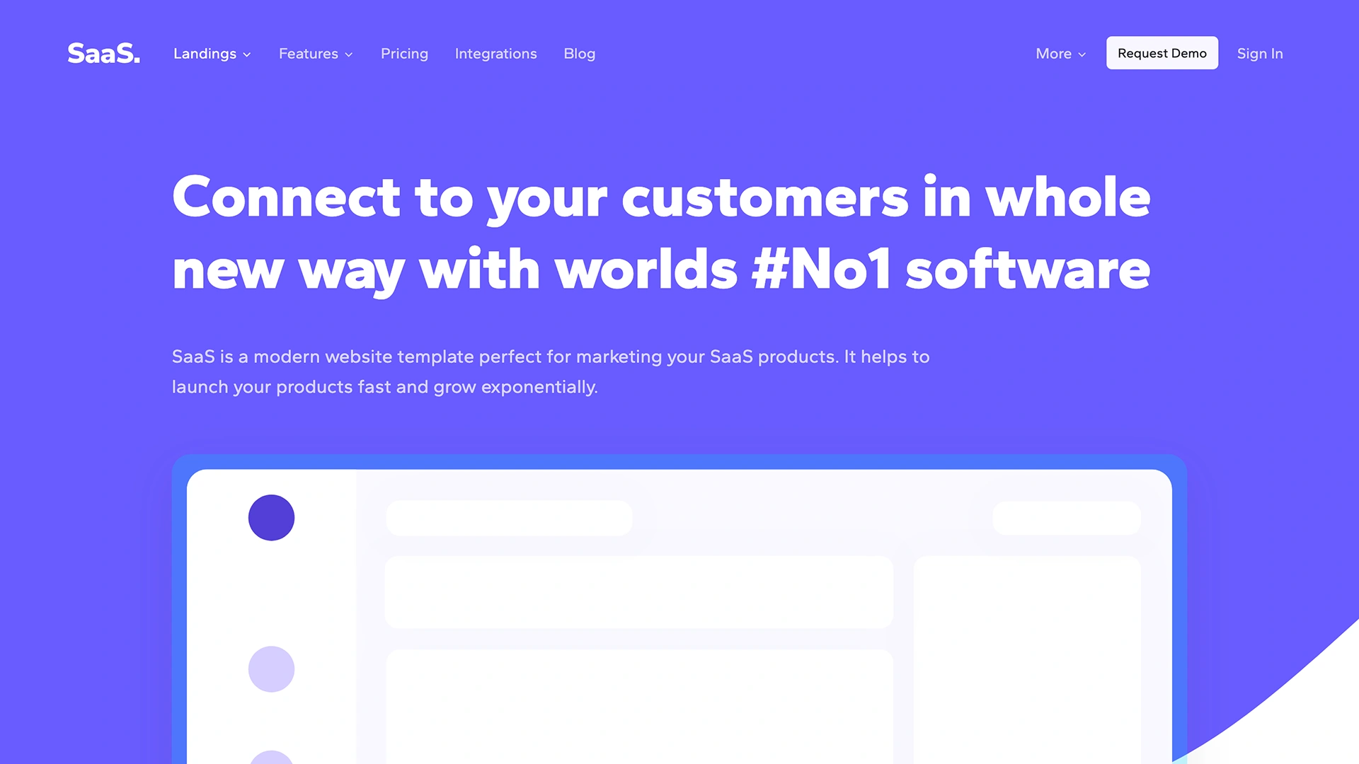 SaasPro - NextJs Minimal Landing Page