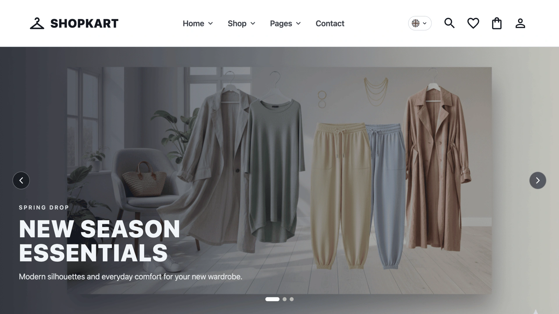 ShopKart - Clothing eCommerce Template