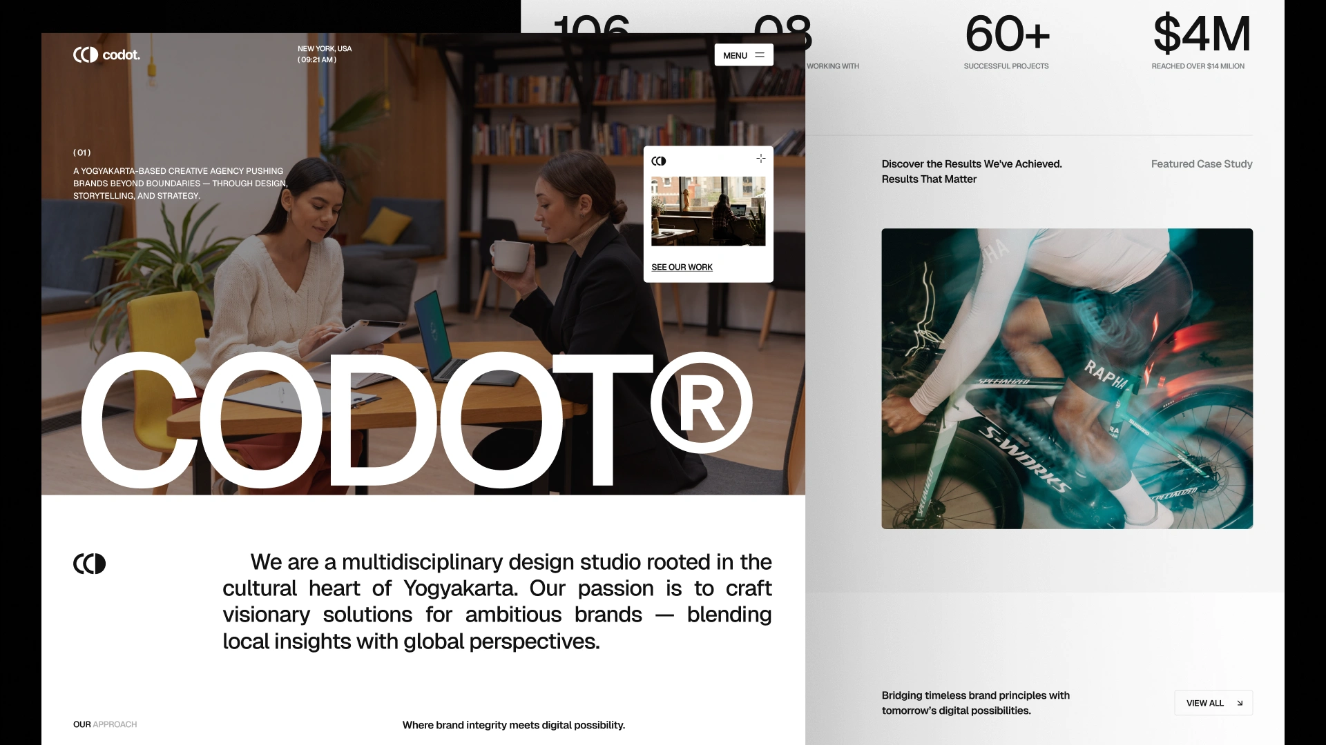Codot - Digital Agency Website Framer & Figma Template